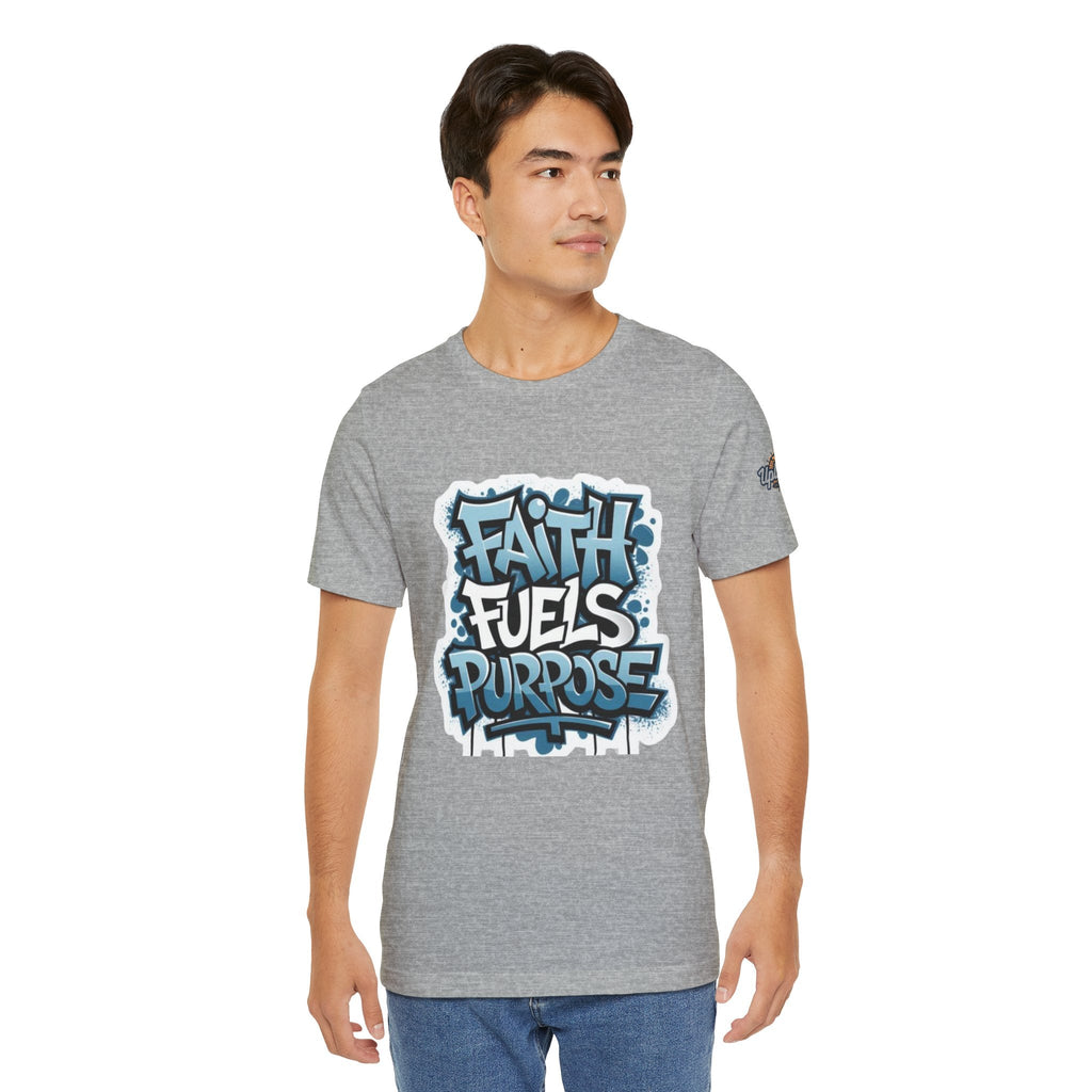 Faith Fuels Purpose T-shirt – Inspirational Christian T-shirt for Divine Drive & Unstoppable Belief Printify