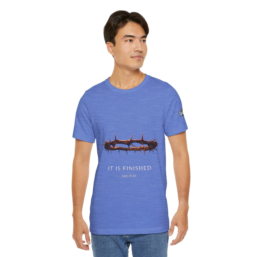 It Is Finished Crown of Thorns Tee — Christian John 19:30 Faith Shirt Printify
