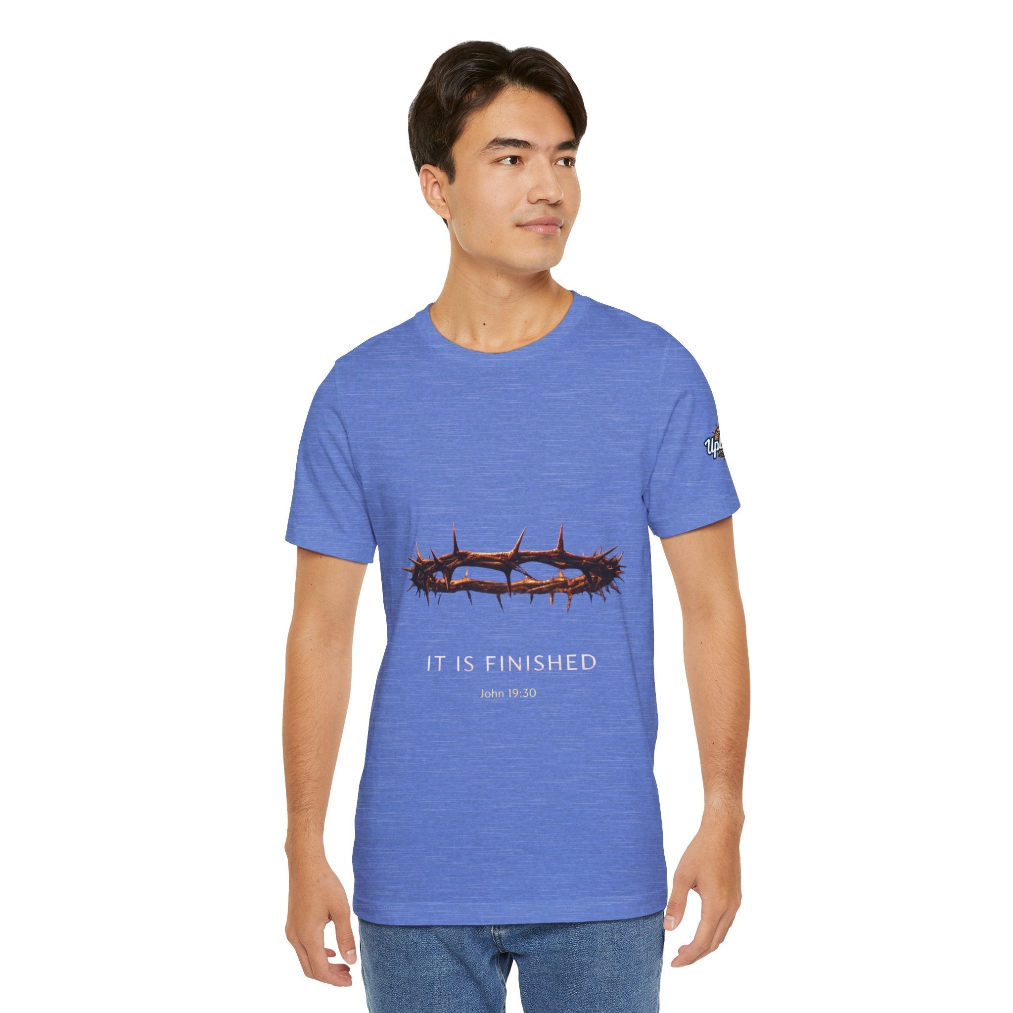 It Is Finished Crown of Thorns Tee — Christian John 19:30 Faith Shirt Printify