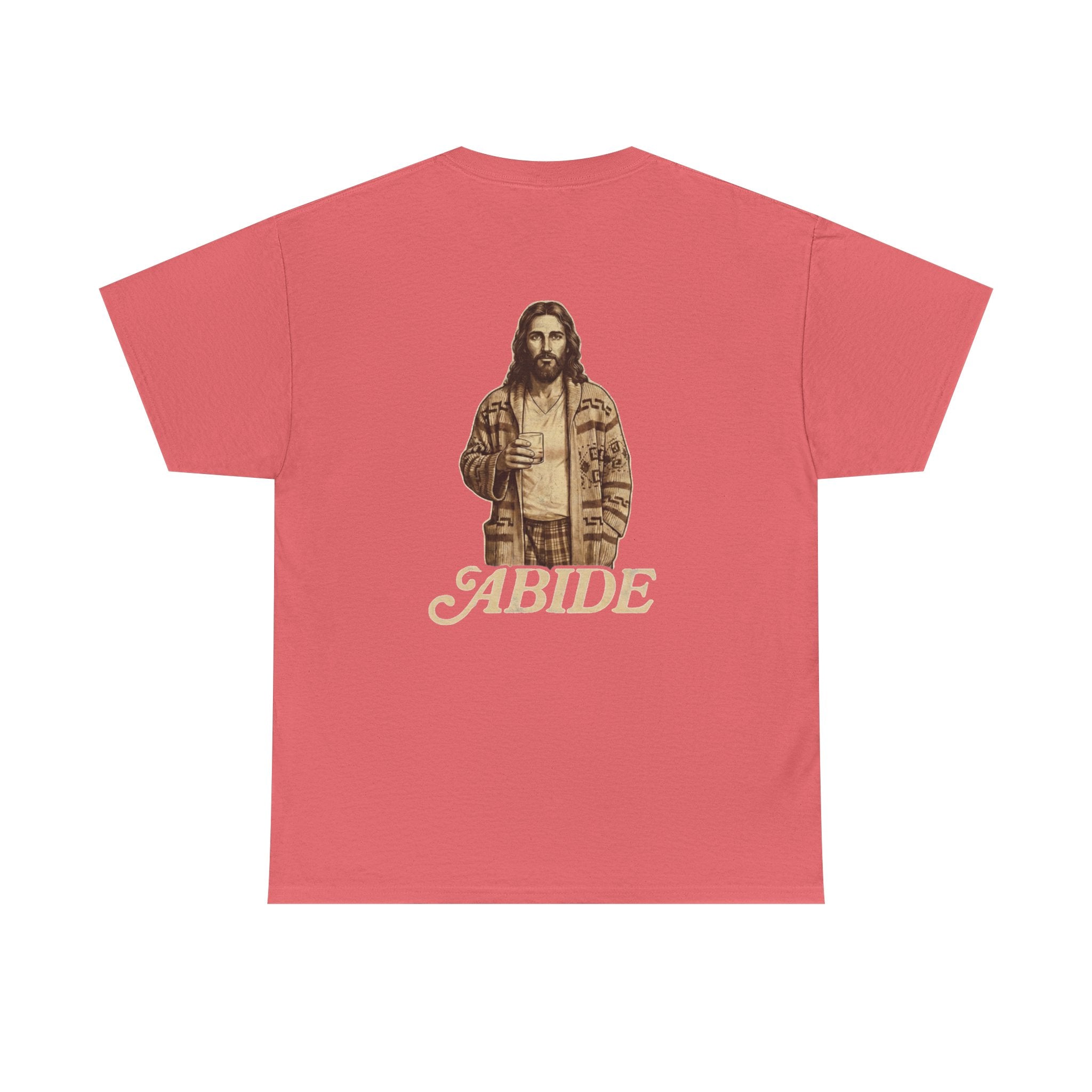 Abide Vintage Jesus Tee — "The Dude" Graphic Christian T-Shirt Printify