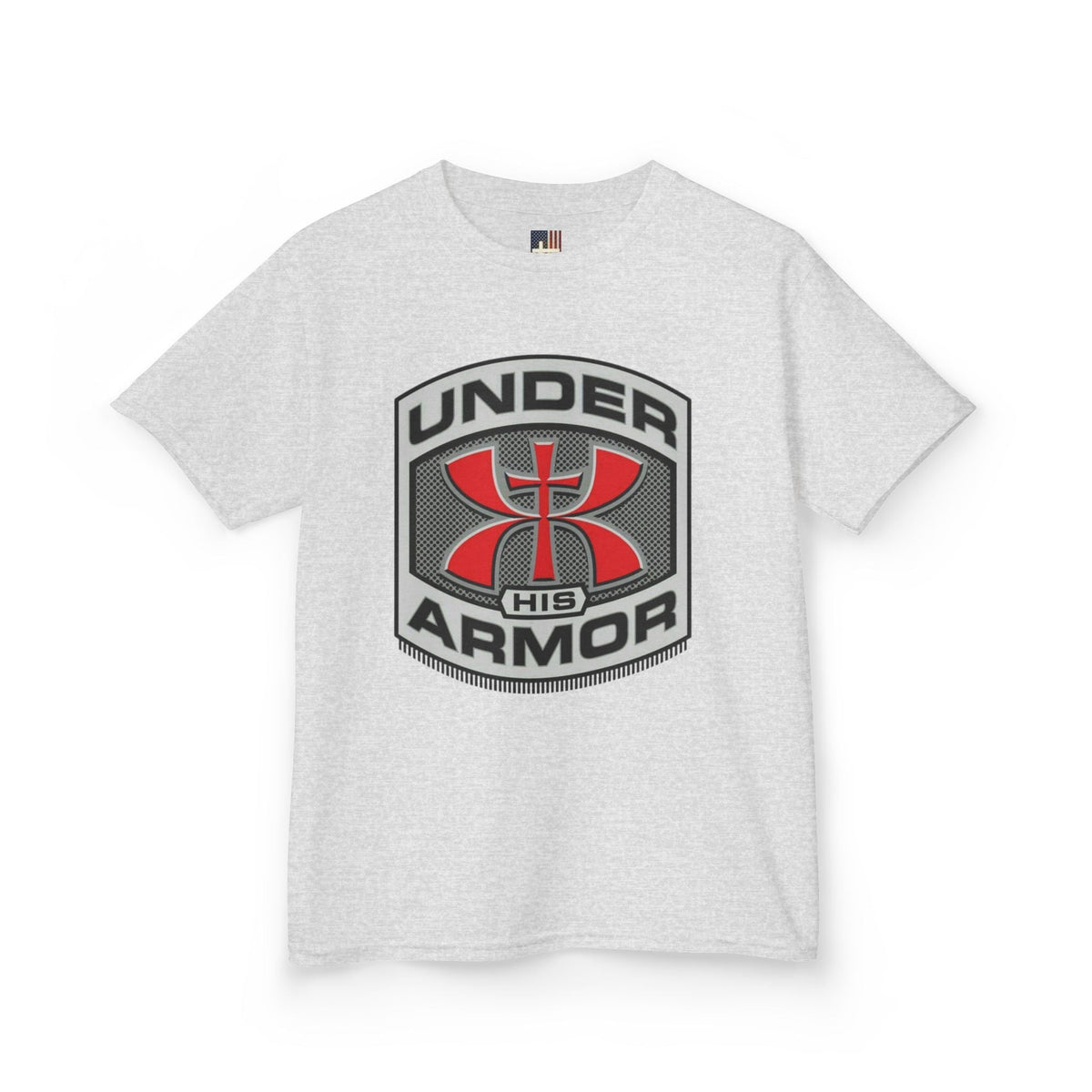 Under HIS Armor Christian T-Shirt — Faith-Inspired Under Armour Style Printify