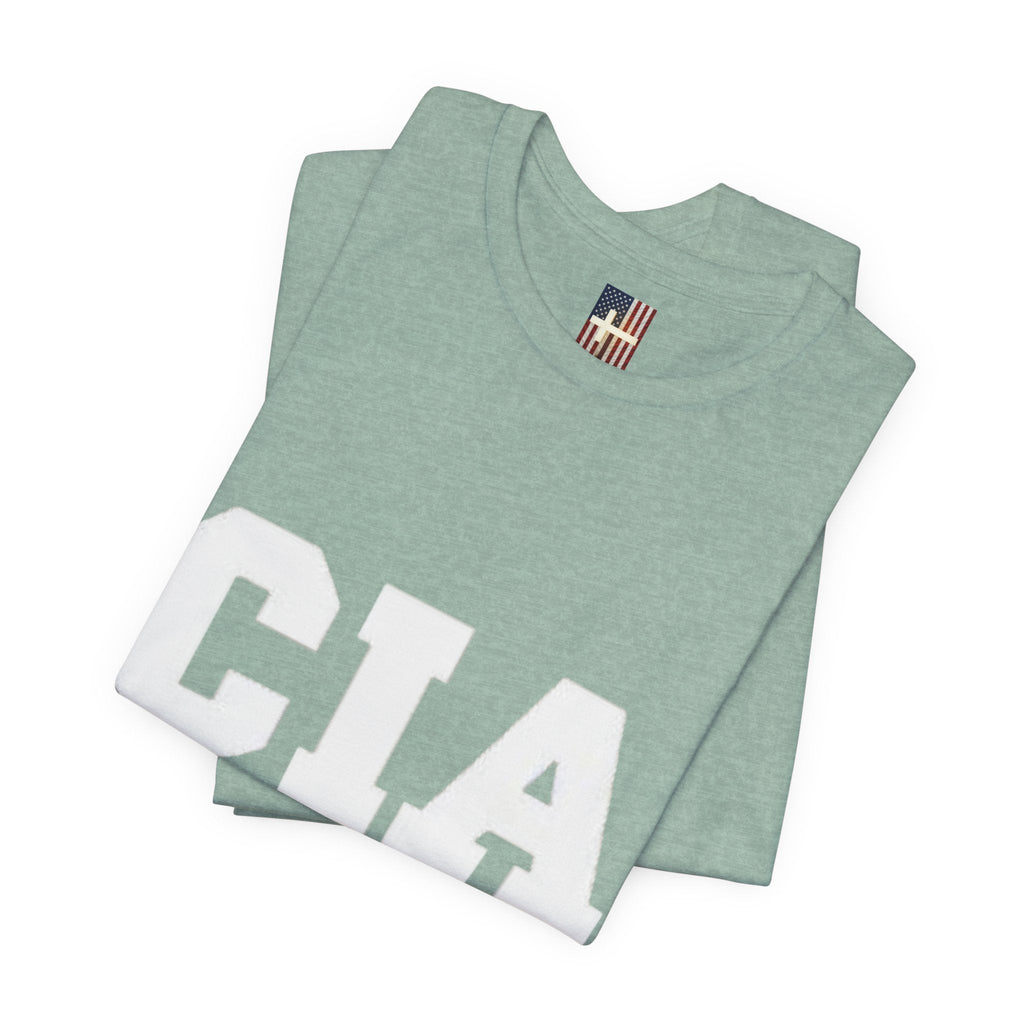 CIA Christian in Action T-shirt - Funny Faith Parody T-shirt - Mission Ready Apparel Printify