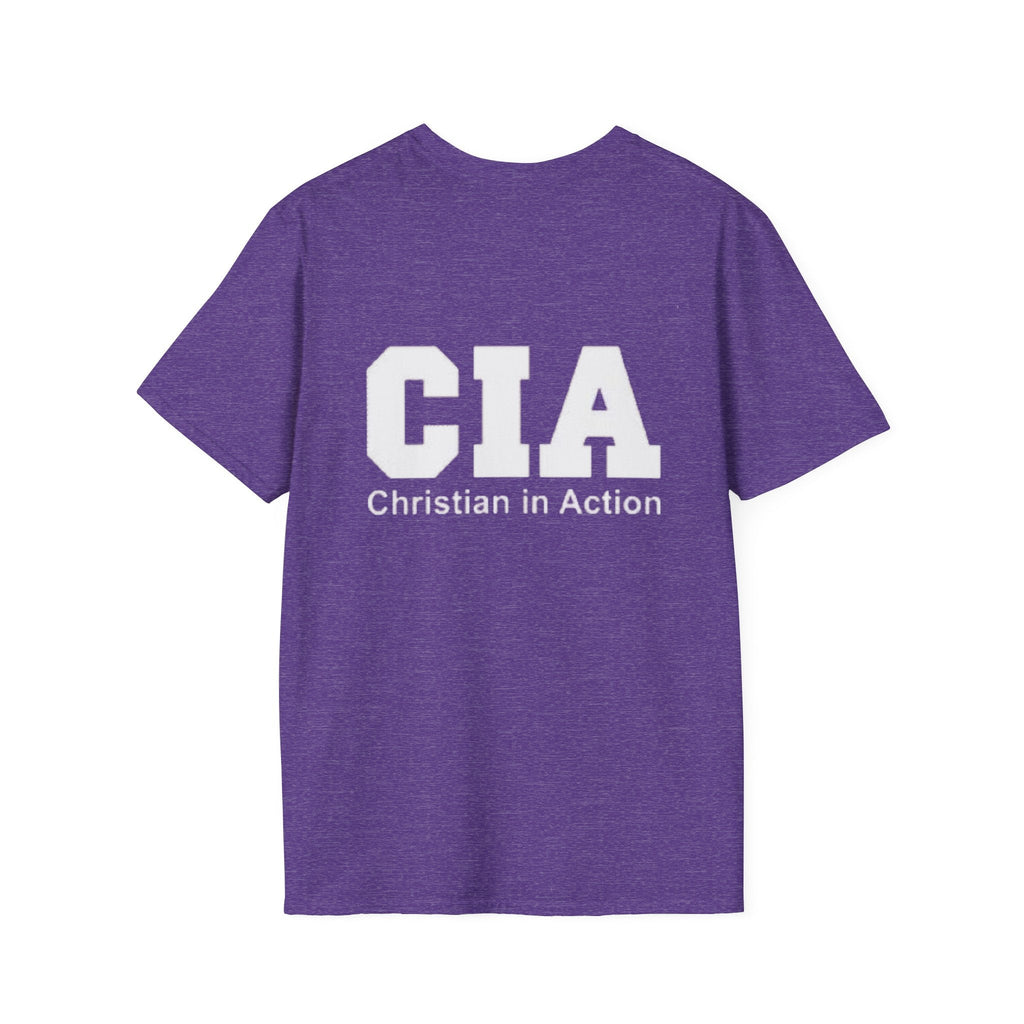 CIA Christian in Action T-shirt - Funny Faith Parody T-shirt - Mission Ready Apparel Printify