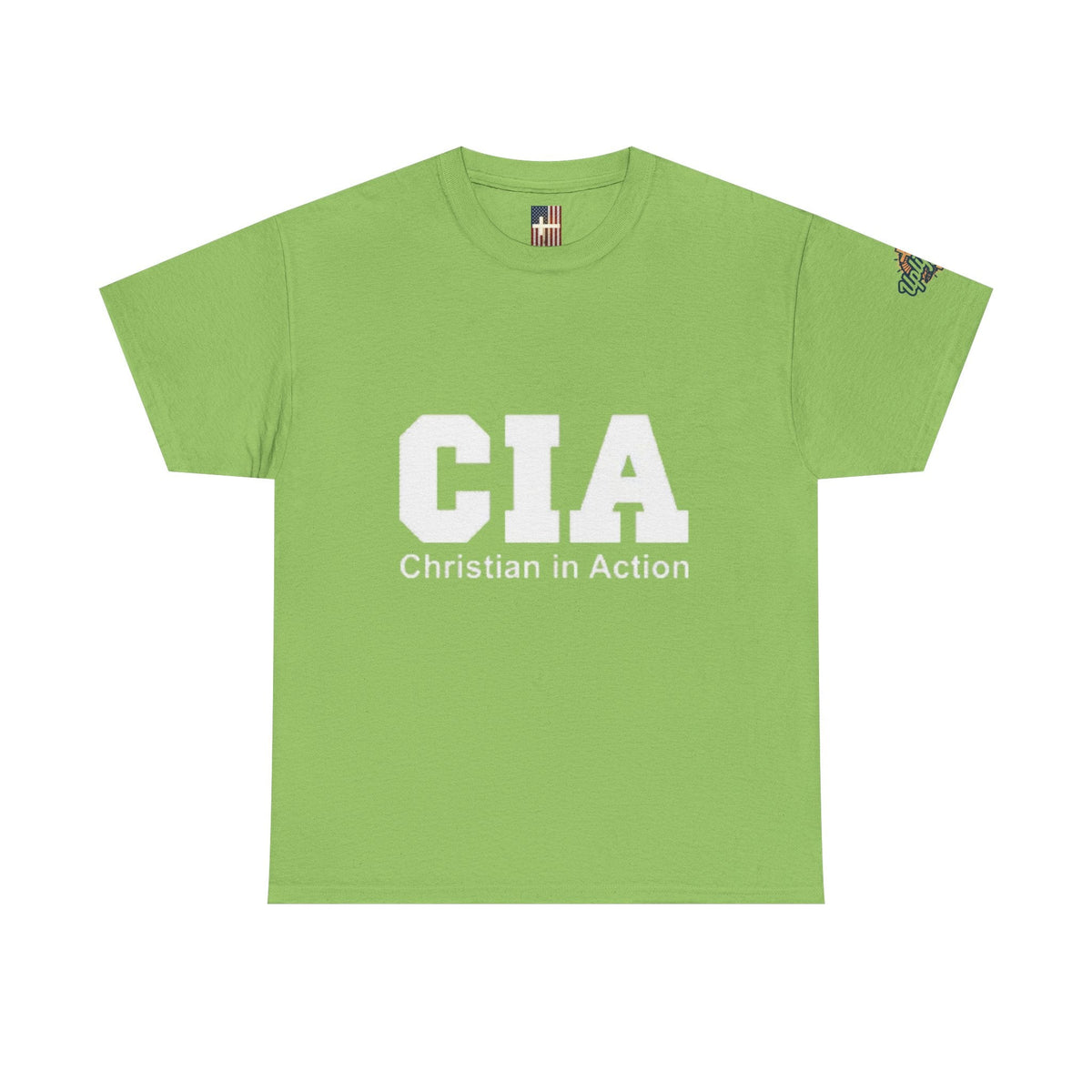 CIA Christian in Action T-shirt - Funny Faith Parody T-shirt - Mission Ready Apparel Printify