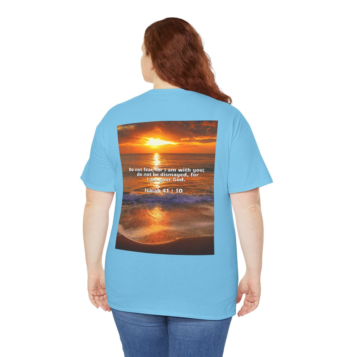 Bible Verse Unisex Tee -  Isaiah 41 : 10 Printify