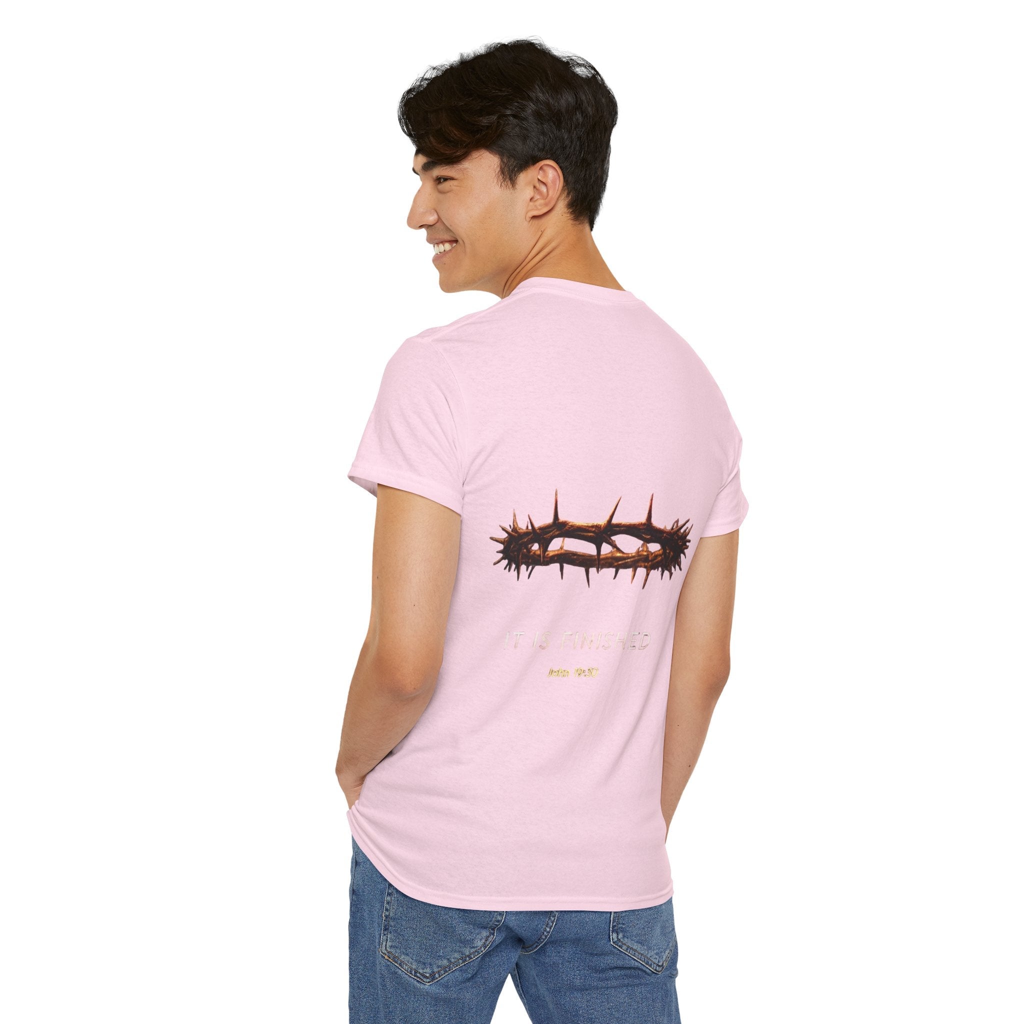 It Is Finished Crown of Thorns Tee — Christian John 19:30 Faith Shirt Printify