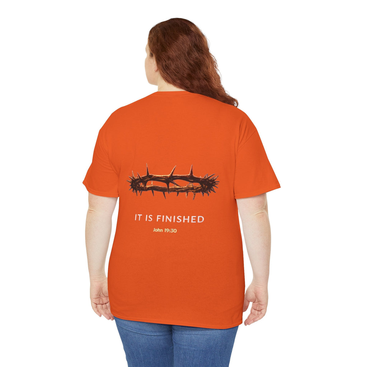 It Is Finished Crown of Thorns Tee — Christian John 19:30 Faith Shirt Printify
