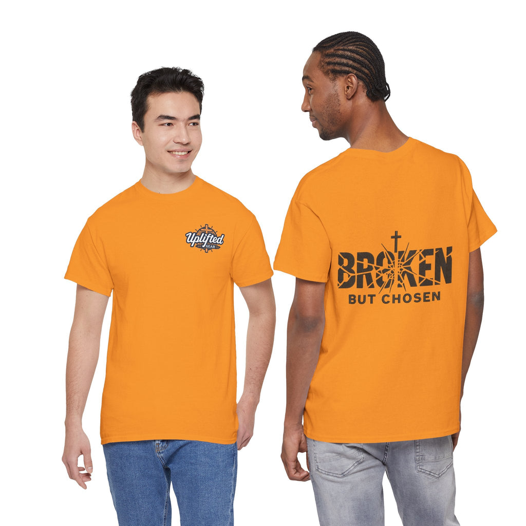 Broken But Chosen T-Shirt — Inspirational Faith Graphic Tee Printify