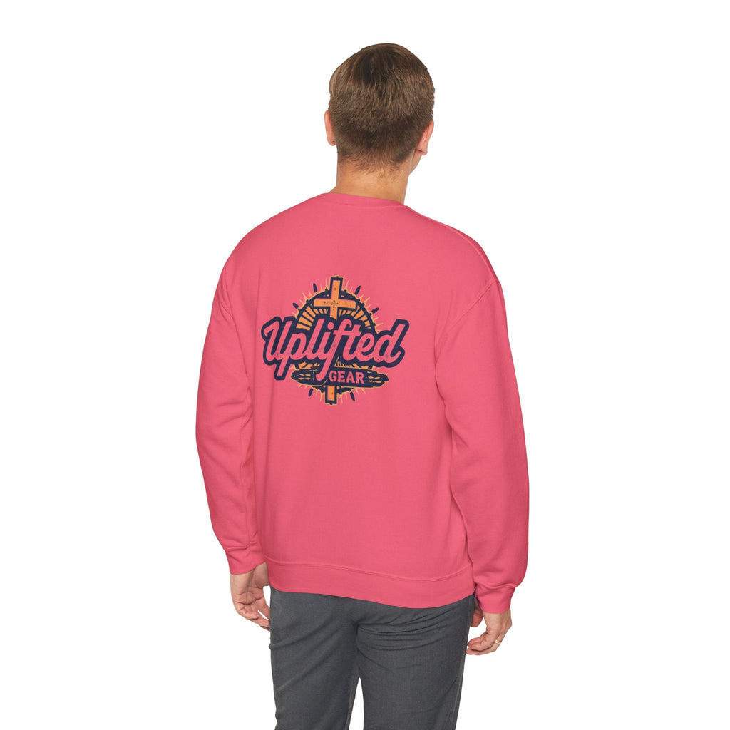 Uplifted Gear Christian Logo Sweatshirt Printify