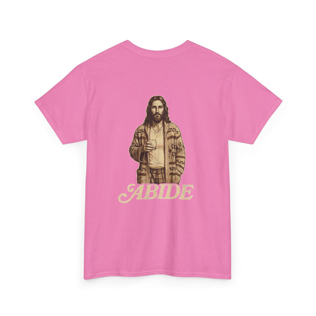 Abide Vintage Jesus Tee — "The Dude" Graphic Christian T-Shirt Printify