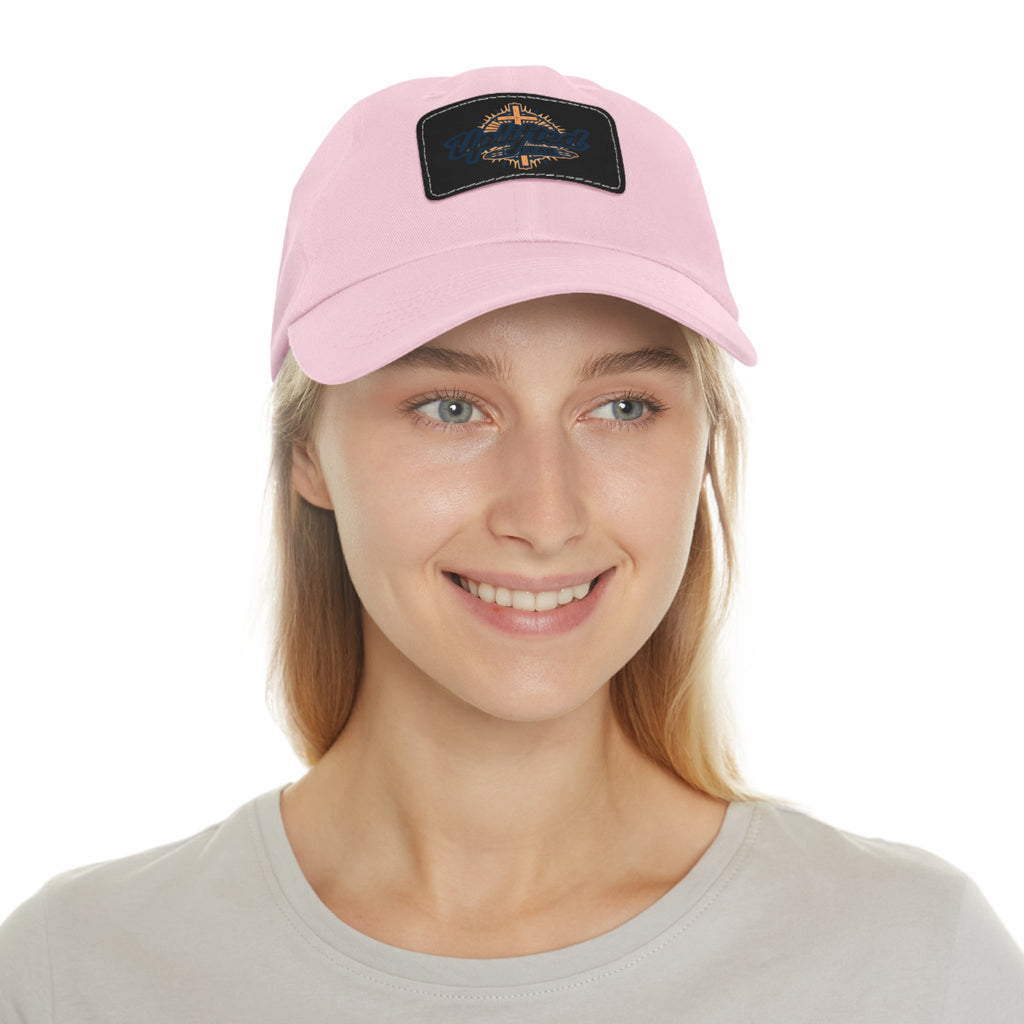 Uplifted Gear Dad Hat Christian Brand Rectangle Printify