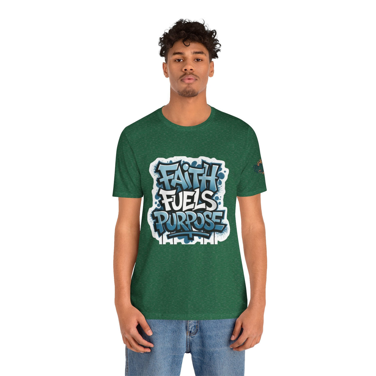 Faith Fuels Purpose T-shirt – Inspirational Christian T-shirt for Divine Drive & Unstoppable Belief Printify
