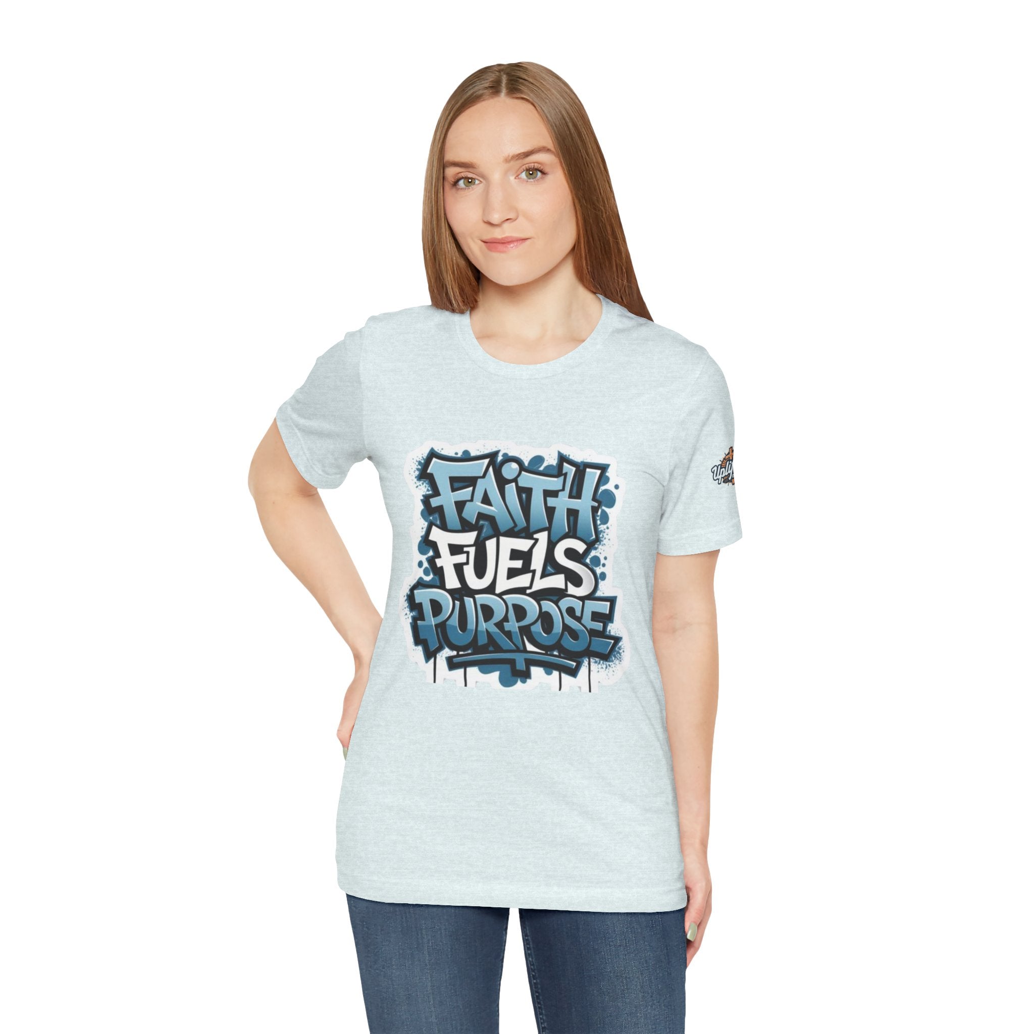 Faith Fuels Purpose T-shirt – Inspirational Christian T-shirt for Divine Drive & Unstoppable Belief Printify