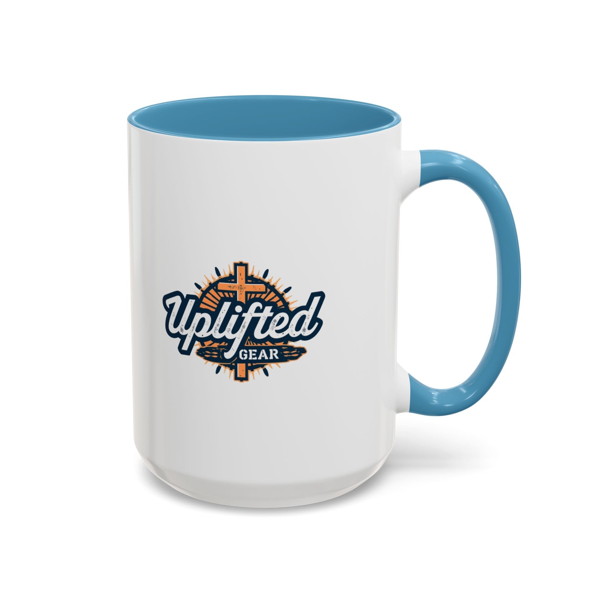 Funny Christian Coffee Mug — “Give God Control, HE Delivers” Accent Mug (11/15oz) Printify
