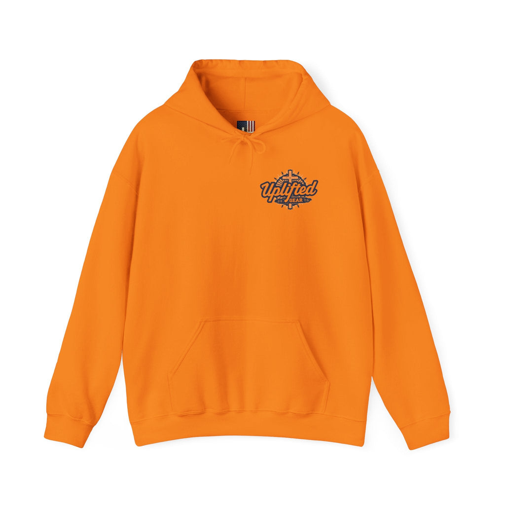 Stand for the Flag Kneel for the Cross Hoodie | Patriotic Eagle Hoodie Printify