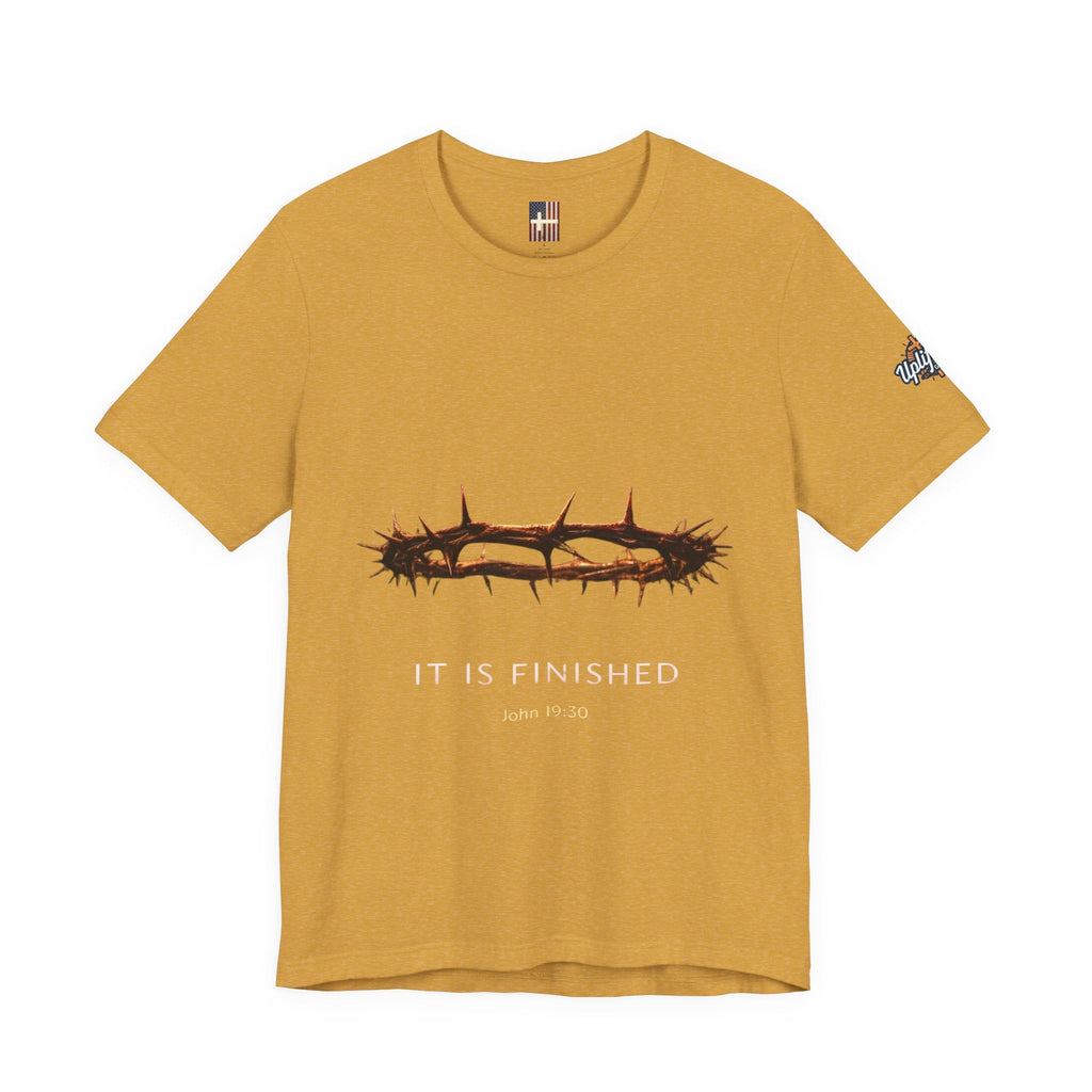 It Is Finished Crown of Thorns Tee — Christian John 19:30 Faith Shirt Printify