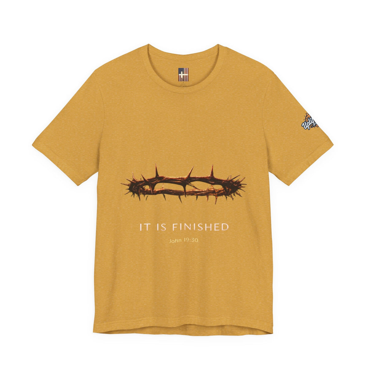 It Is Finished Crown of Thorns Tee — Christian John 19:30 Faith Shirt Printify