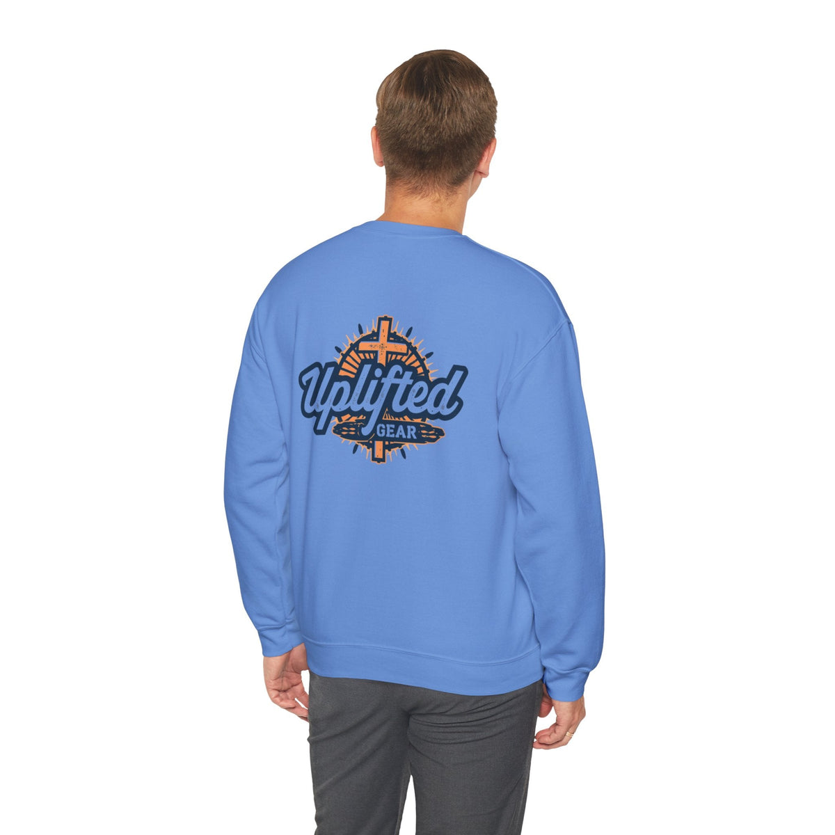 Uplifted Gear Christian Logo Sweatshirt Printify