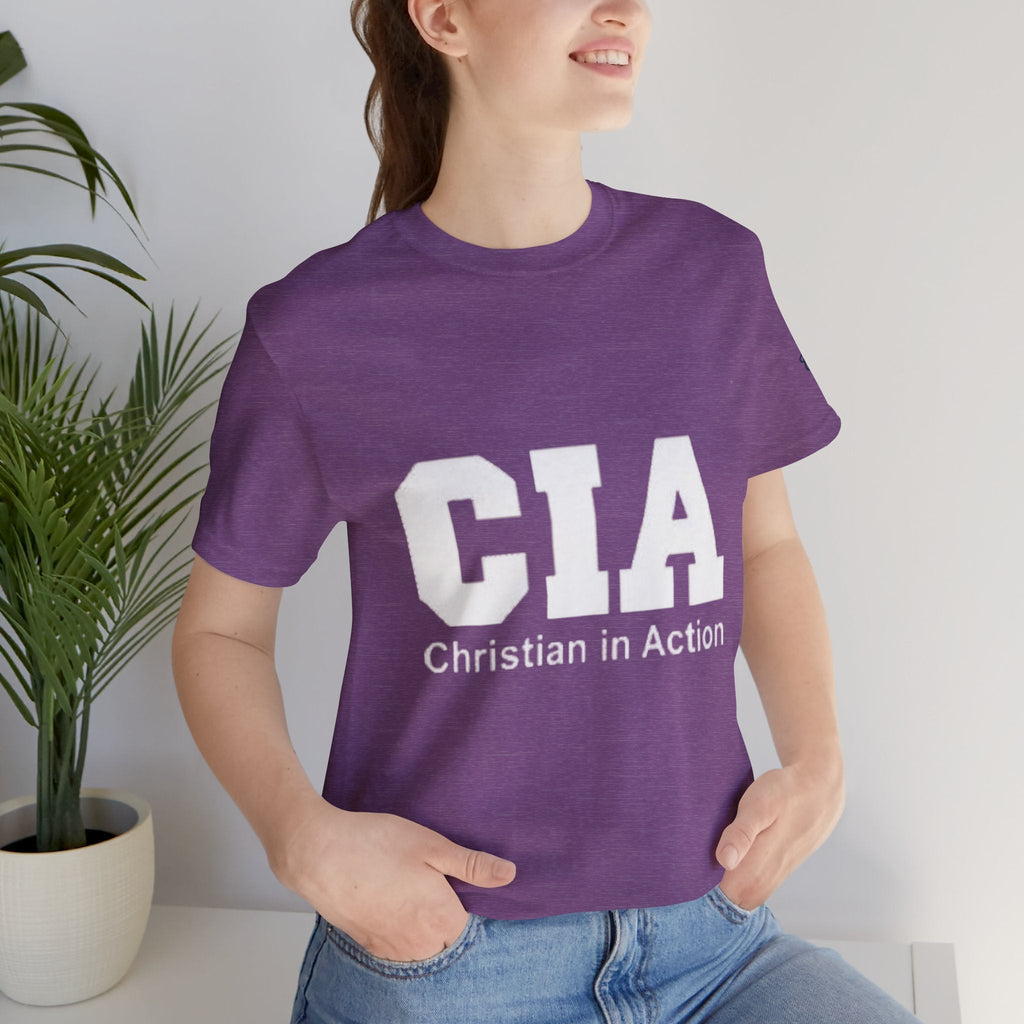 CIA Christian in Action T-shirt - Funny Faith Parody T-shirt - Mission Ready Apparel Printify