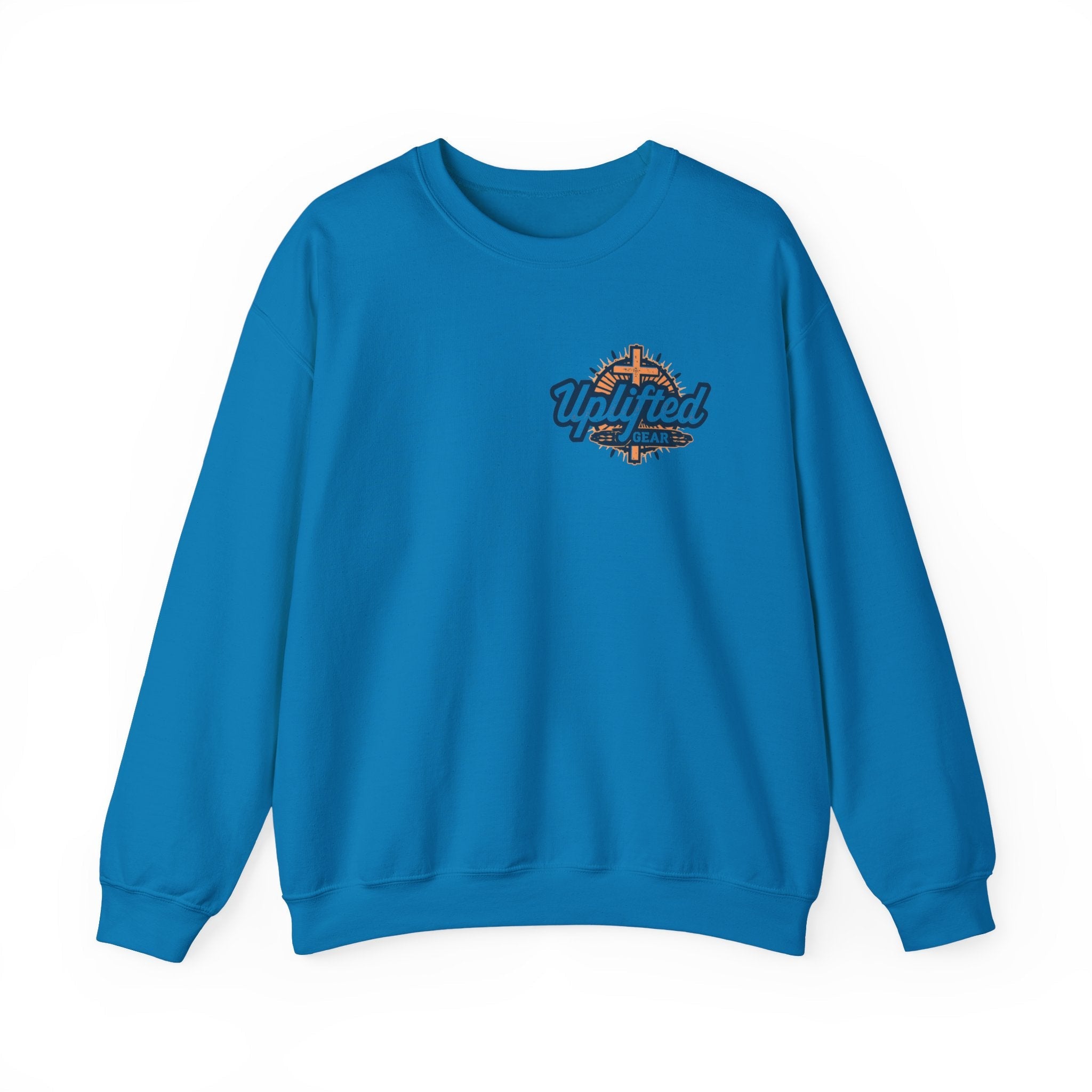 Unique Unicorn Sweatshirt – Rainbow Cross Psalm 139:14 Christian Sweatshirt for Wonderfully Made Printify