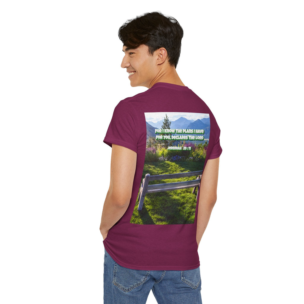 Bible Verse Unisex Tee -  Jeremiah 29 : 11 Printify