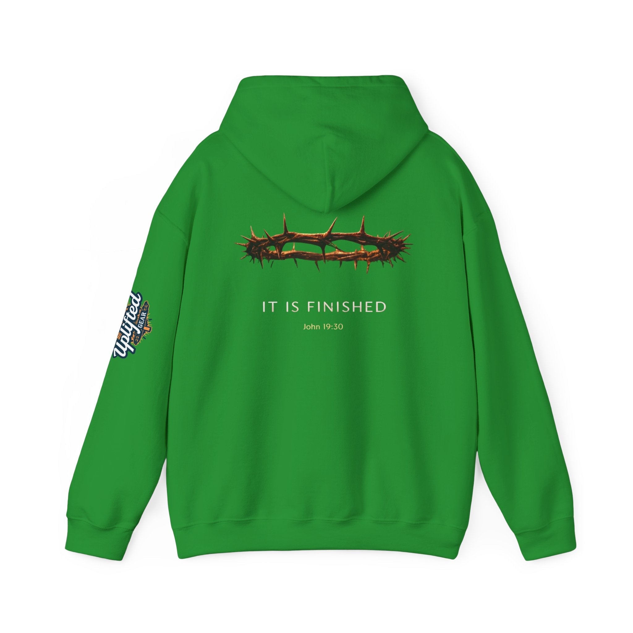 It Is Finished Crown of Thorns Hoodie — Christian John 19:30 Faith Hoodie Printify