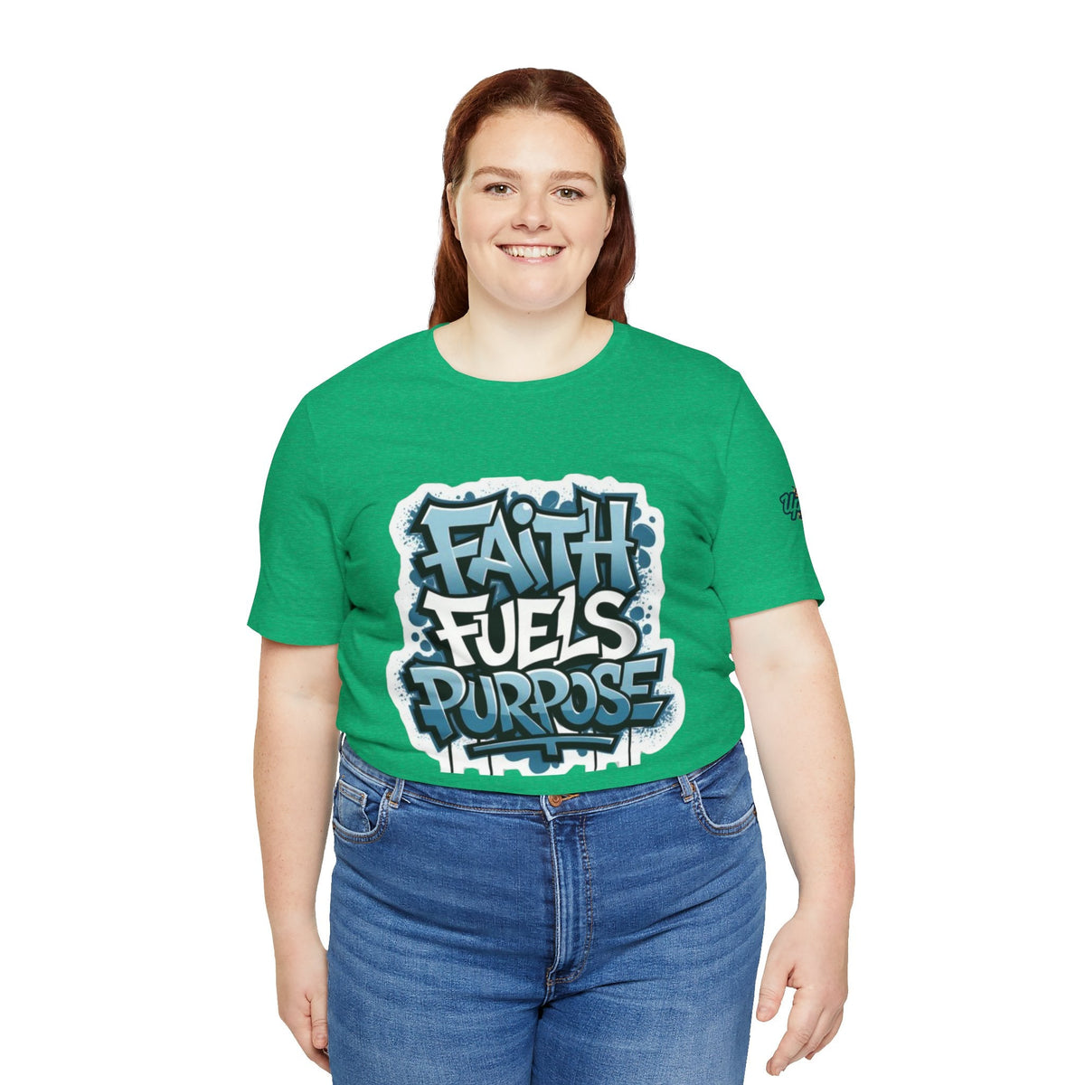 Faith Fuels Purpose T-shirt – Inspirational Christian T-shirt for Divine Drive & Unstoppable Belief Printify