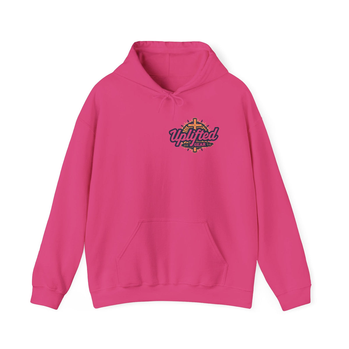 Strong and Courageous Hoodie – Joshua 1:9 Canine Pawprint Desert Christian Hoodie for Dog Lovers Printify