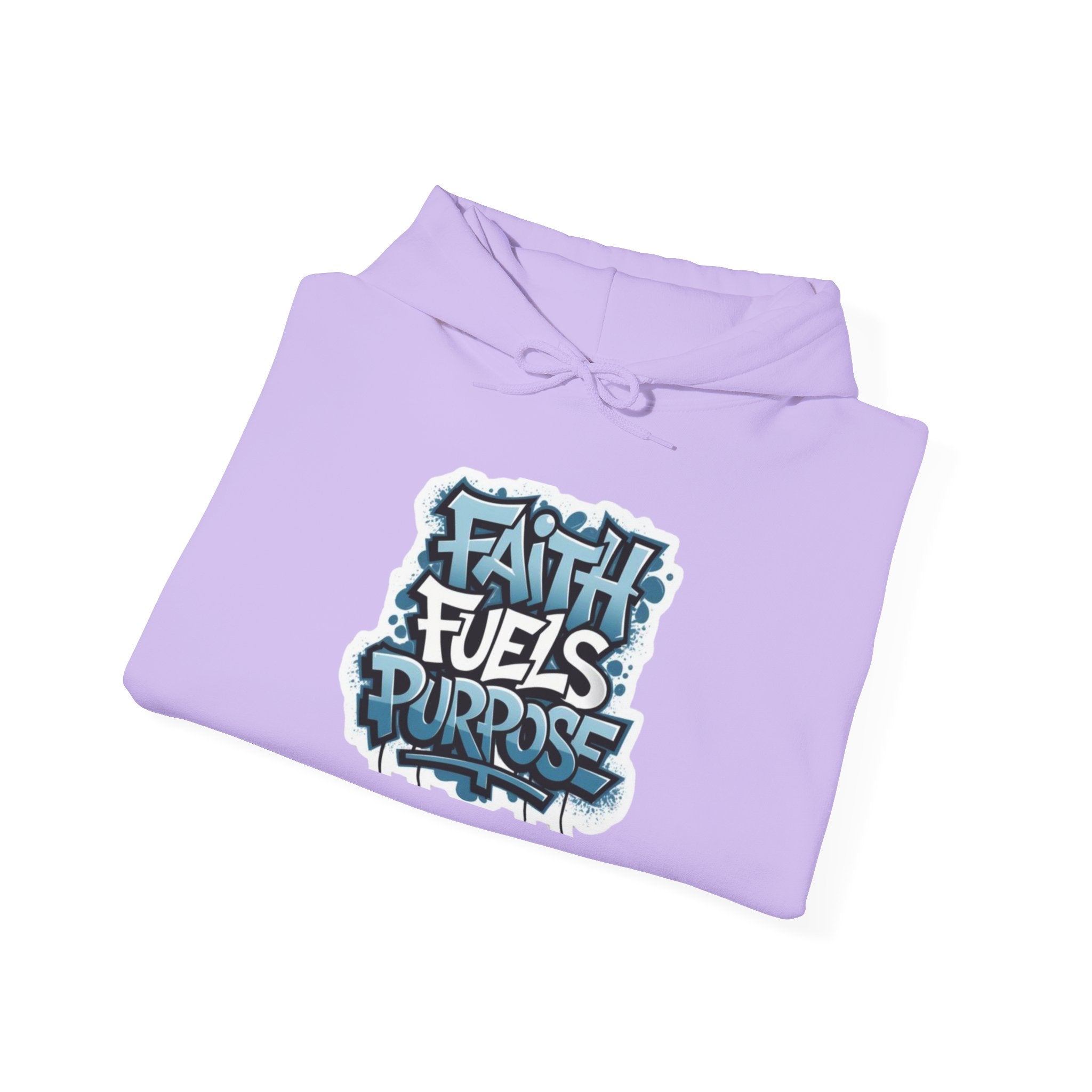 Faith Fuels Purpose Hoodie – Inspirational Christian Sweatshirt for Divine Drive & Unstoppable Belief Printify