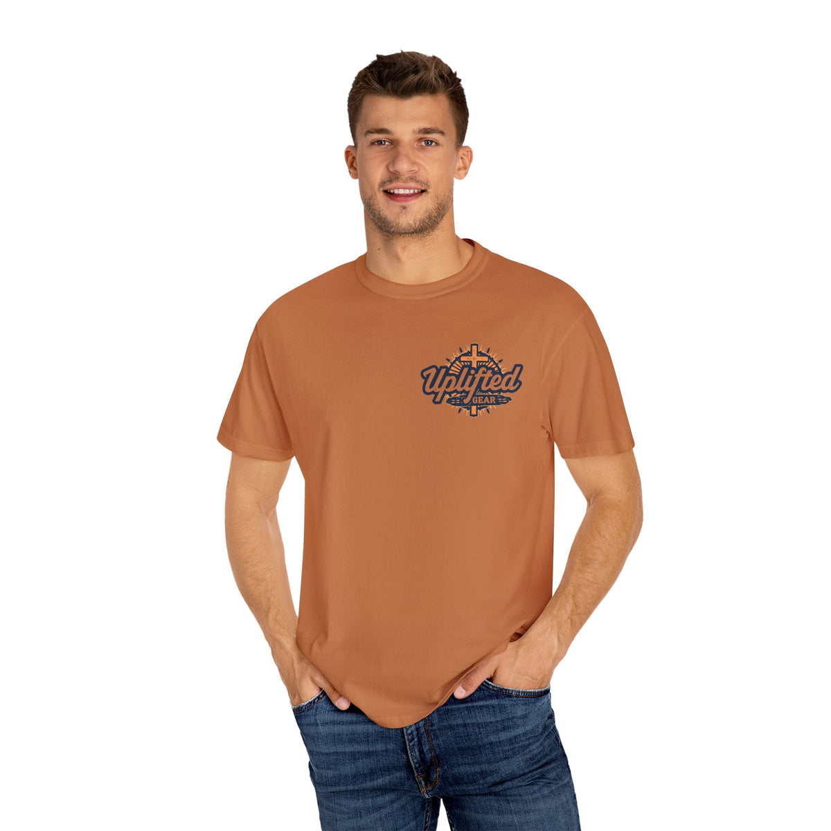 Christ is King T-Shirt – Bold Crown & Cross Christian Tee for Unashamed Faith Printify