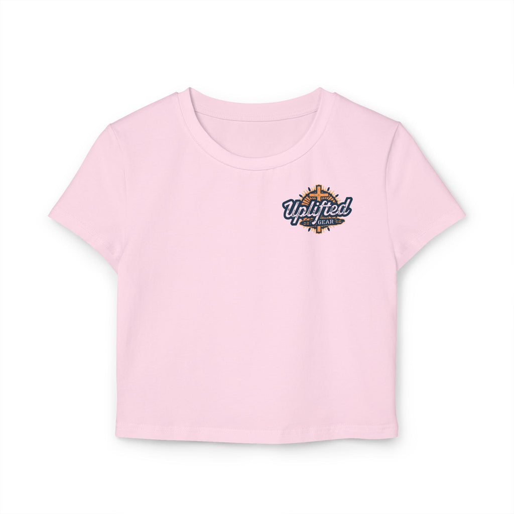 Women's Baby Tee - Ephesians 6:11 Bible Verse Religious Design Printify