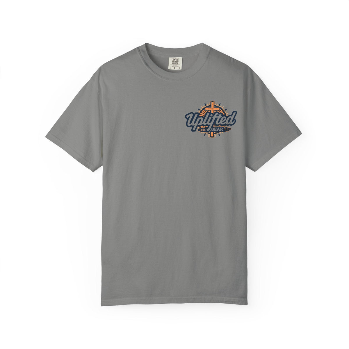 Faith Over Fear T-shirt – Graffiti Wall Christian T-shirt for Bold 2 Corinthians 5:7 Streetwear & Unshakable Faith Printify