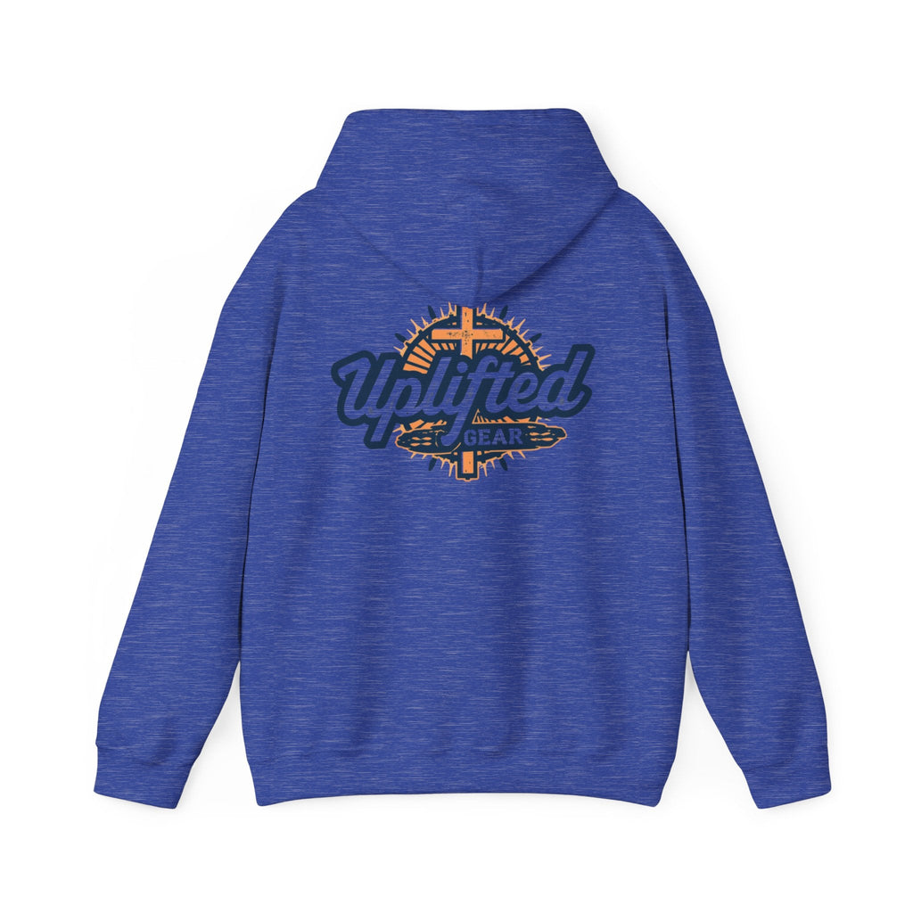 Uplifted Gear Christian Hoodie – Bold Logo Faith Hoodie for Inspired Living Printify