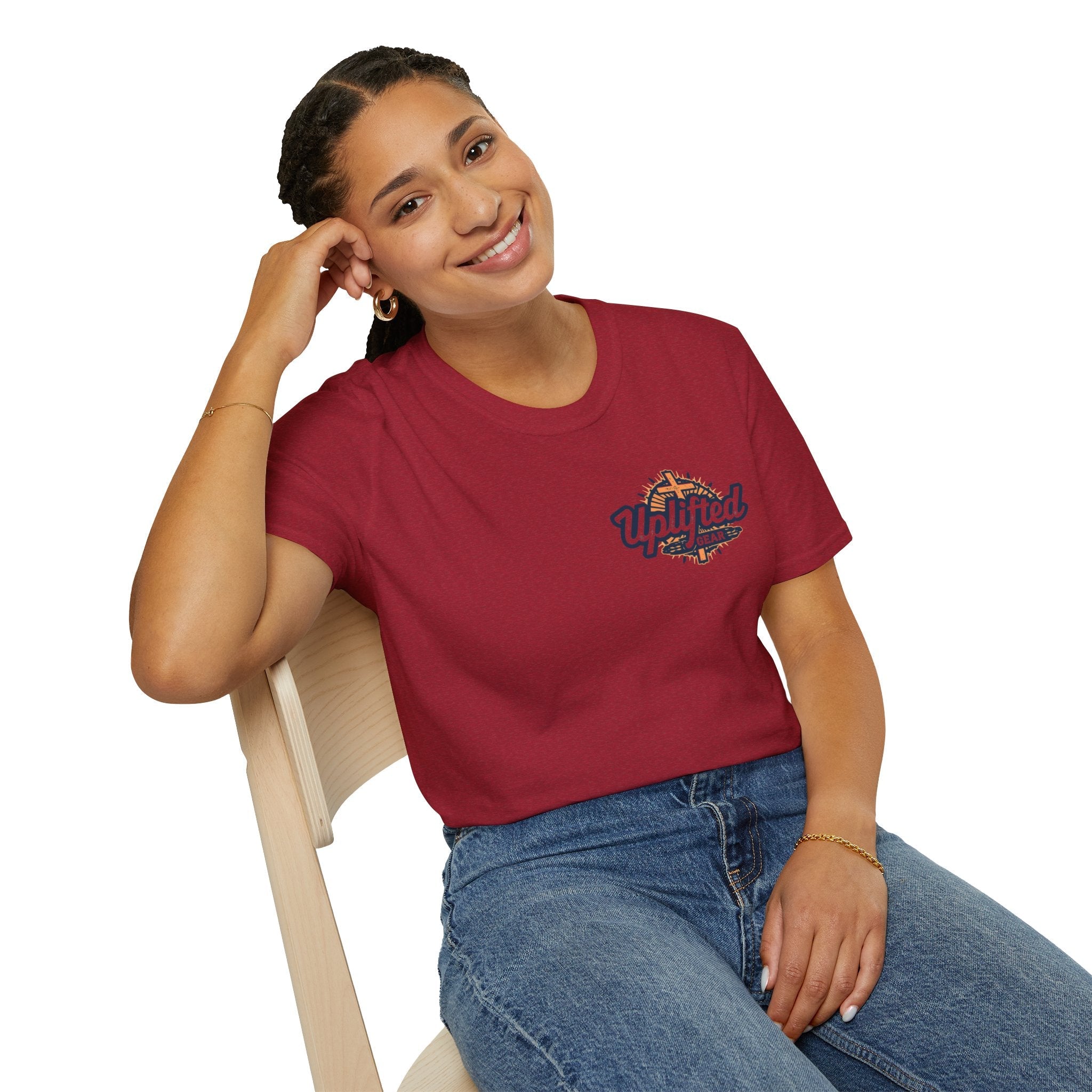 Religious Graphic Tee with Armor Of God Design - Unisex Softstyle T-Shirt Printify