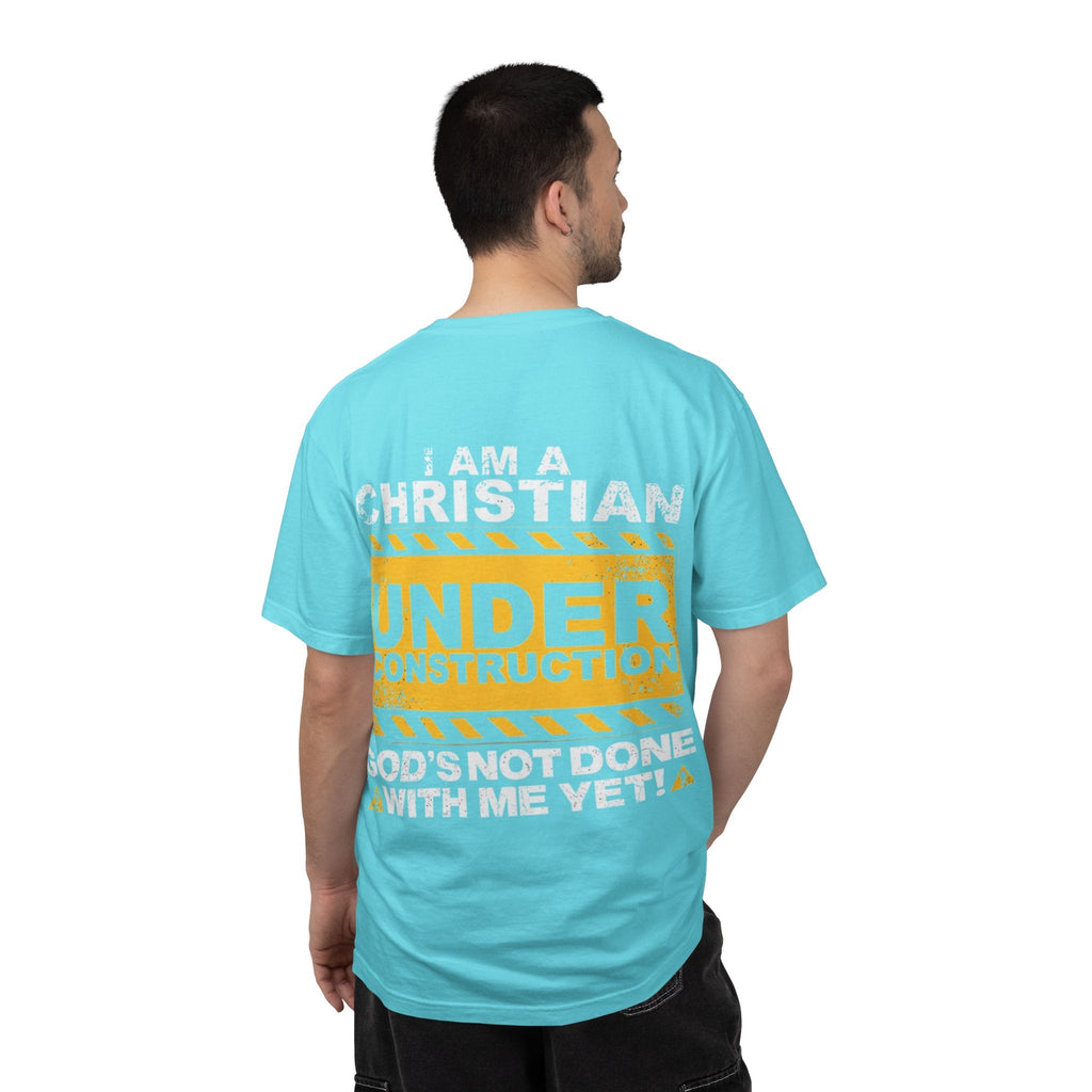Christian Under Construction T-shirt | God Is Not Done With Me Yet T-shirt Printify