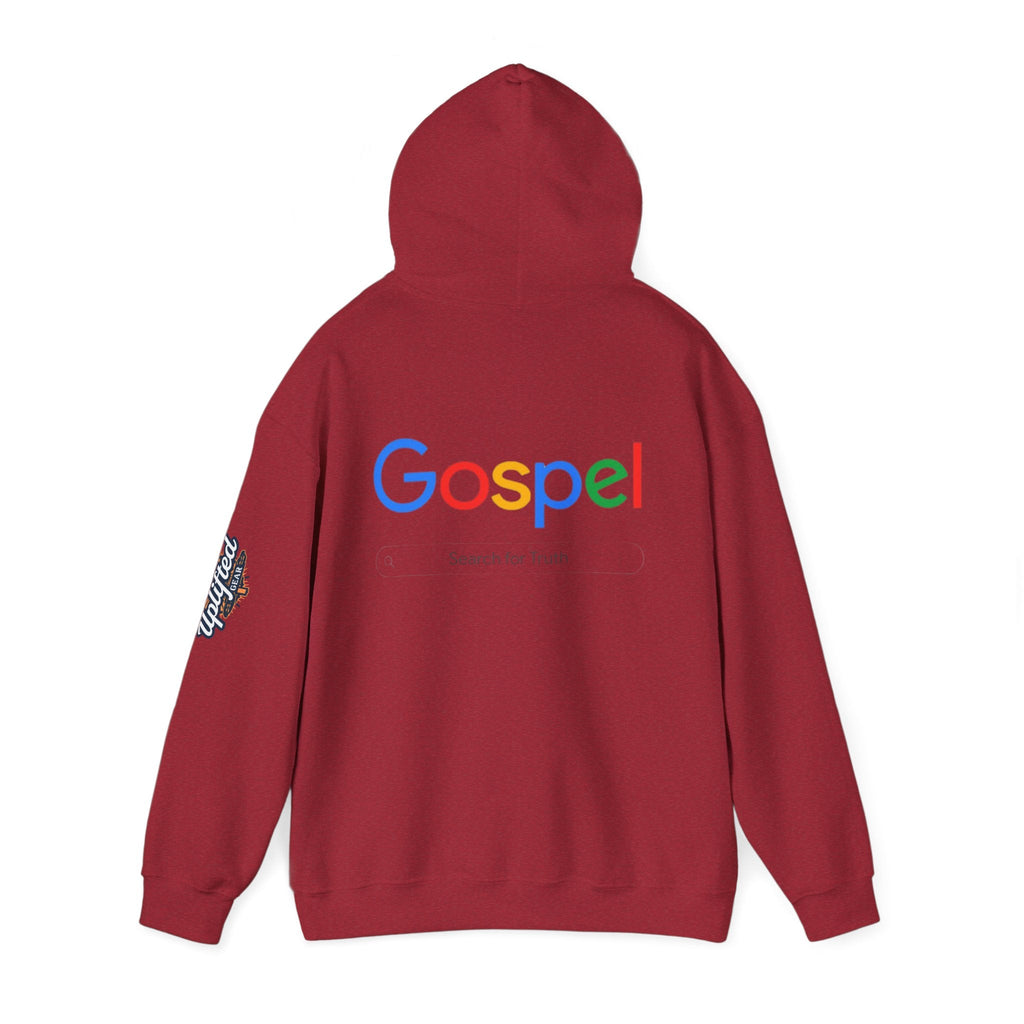 Gospel Hoodie — "Search for Truth" Christian Faith Pullover Printify
