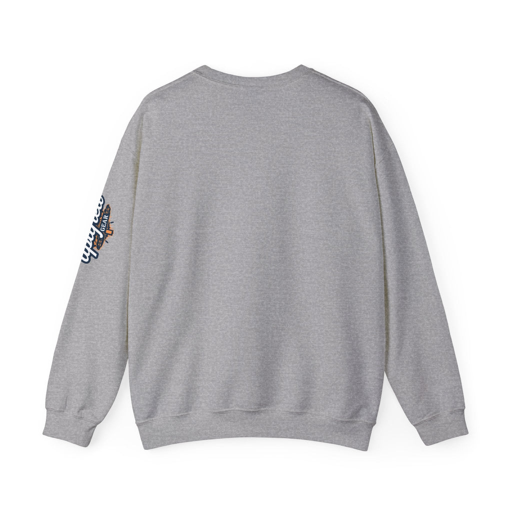 Under His Armor Crewneck Sweatshirt — Christian Faith Graphic Pullover Printify