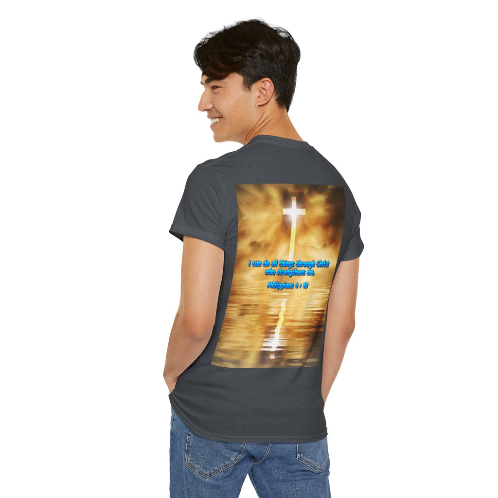 Bible Verse Unisex Tee - Philippians 4 : 13 Printify