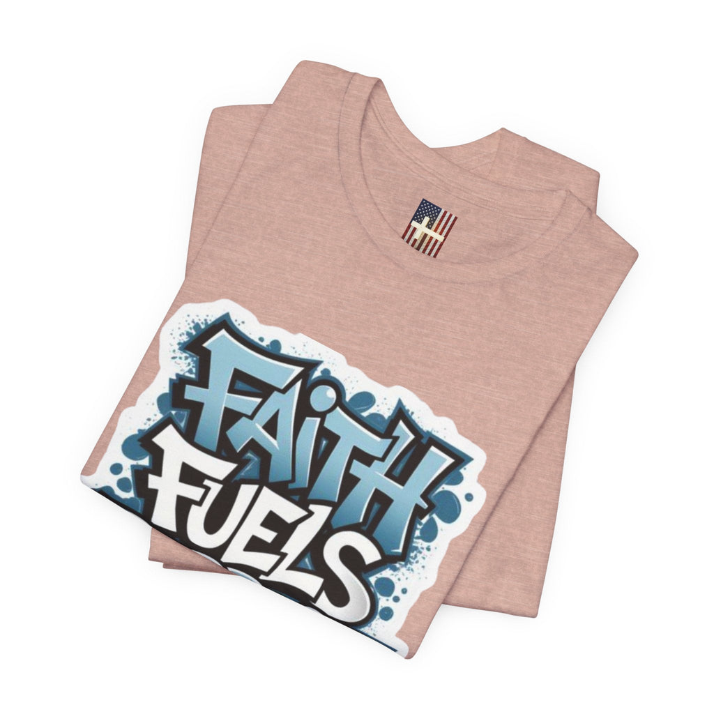 Faith Fuels Purpose T-shirt – Inspirational Christian T-shirt for Divine Drive & Unstoppable Belief Printify