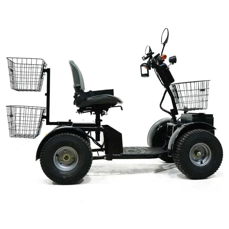 Green Transporter Cheeta Ninja All-Terrain Mobility Scooter 48V/20Ah 1100W 4-Wheel LifeMed USA