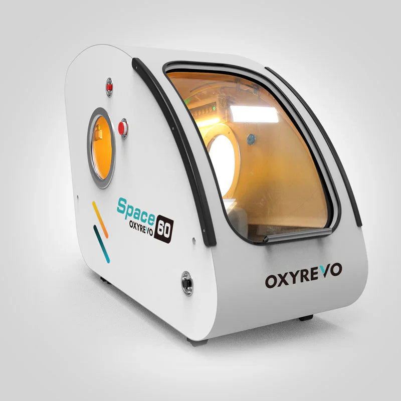 OXYREVO Space60 Premium Reclining Hyperbaric Chamber: 1.5 ATA - 2.0 ATA LifeMed USA