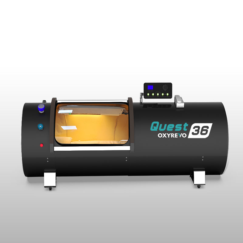 OxyRevo Quest36 1.5ATA-2.0ATA Hardshell Hyperbaric Chamber LifeMed USA