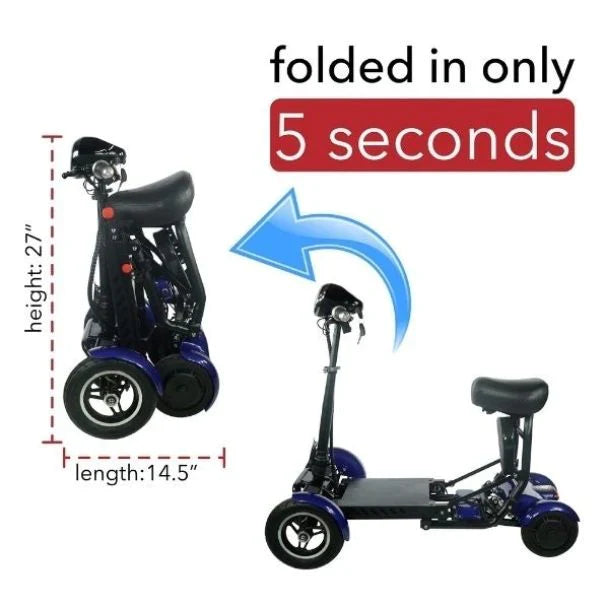 ComfyGo MS|3000 Foldable Mobility Scooter LifeMed USA