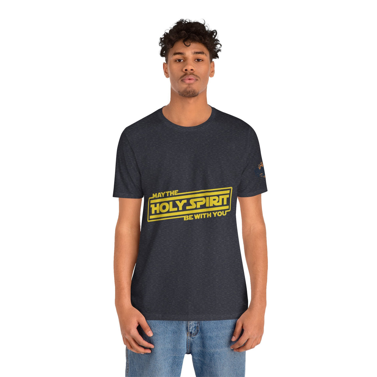 May the Holy Spirit Be With You T-shirt - Christian Star Wars Parody T-shirt Printify
