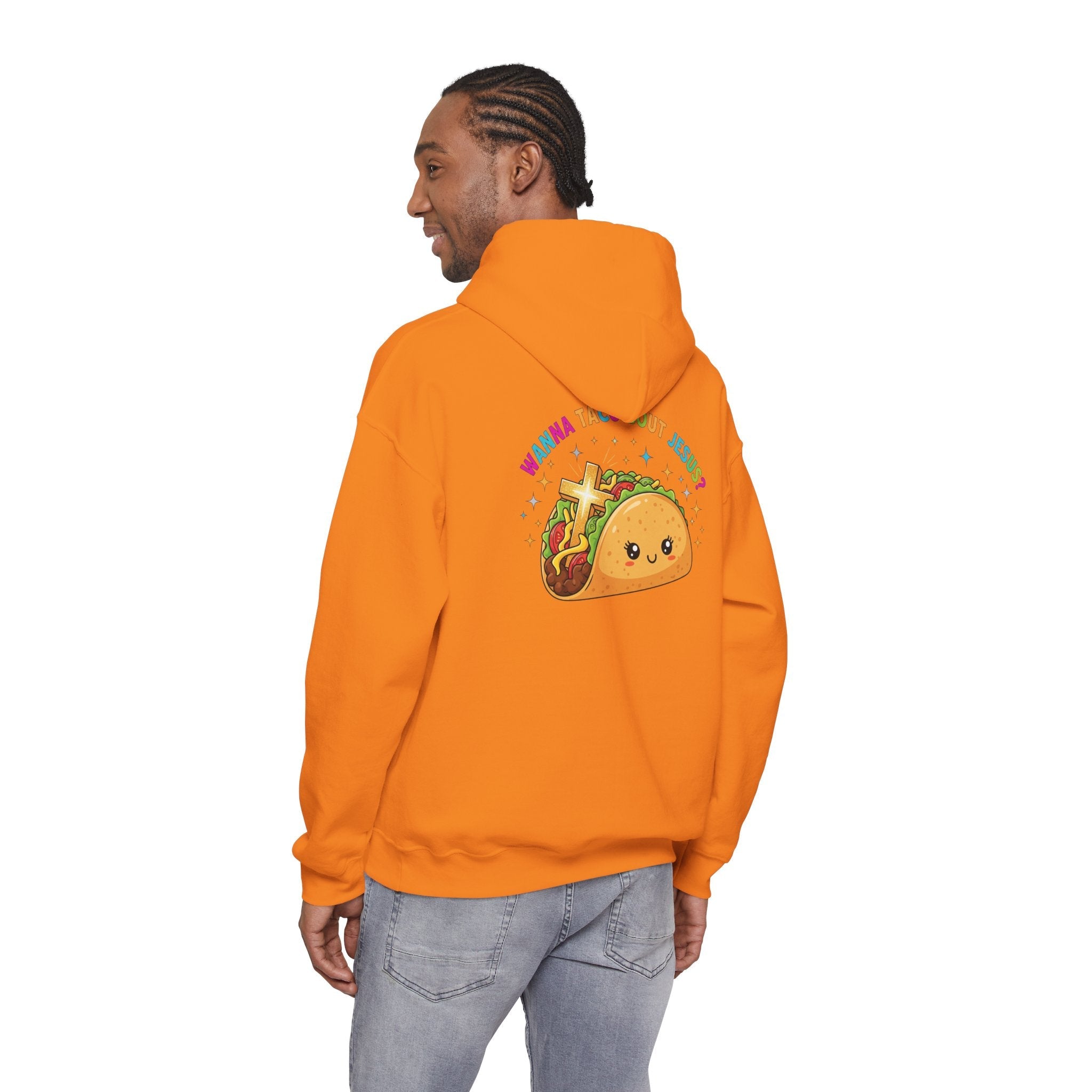 Wanna Taco 'Bout Hoodie – Cozy Christian Pun Hoodie for Faith & Fun Printify