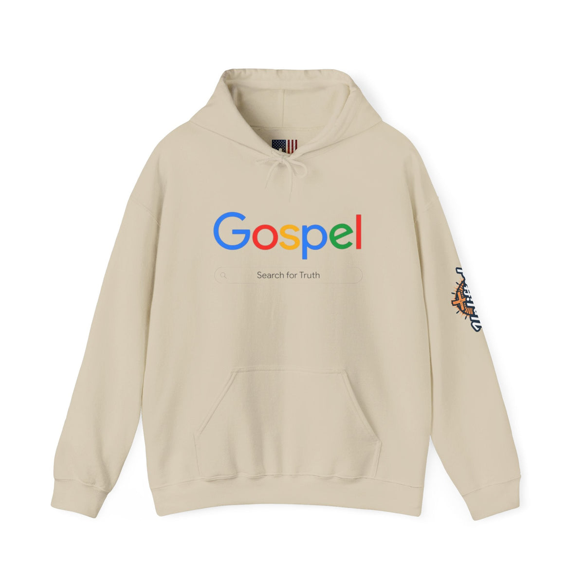 Gospel Hoodie — "Search for Truth" Christian Faith Pullover Printify