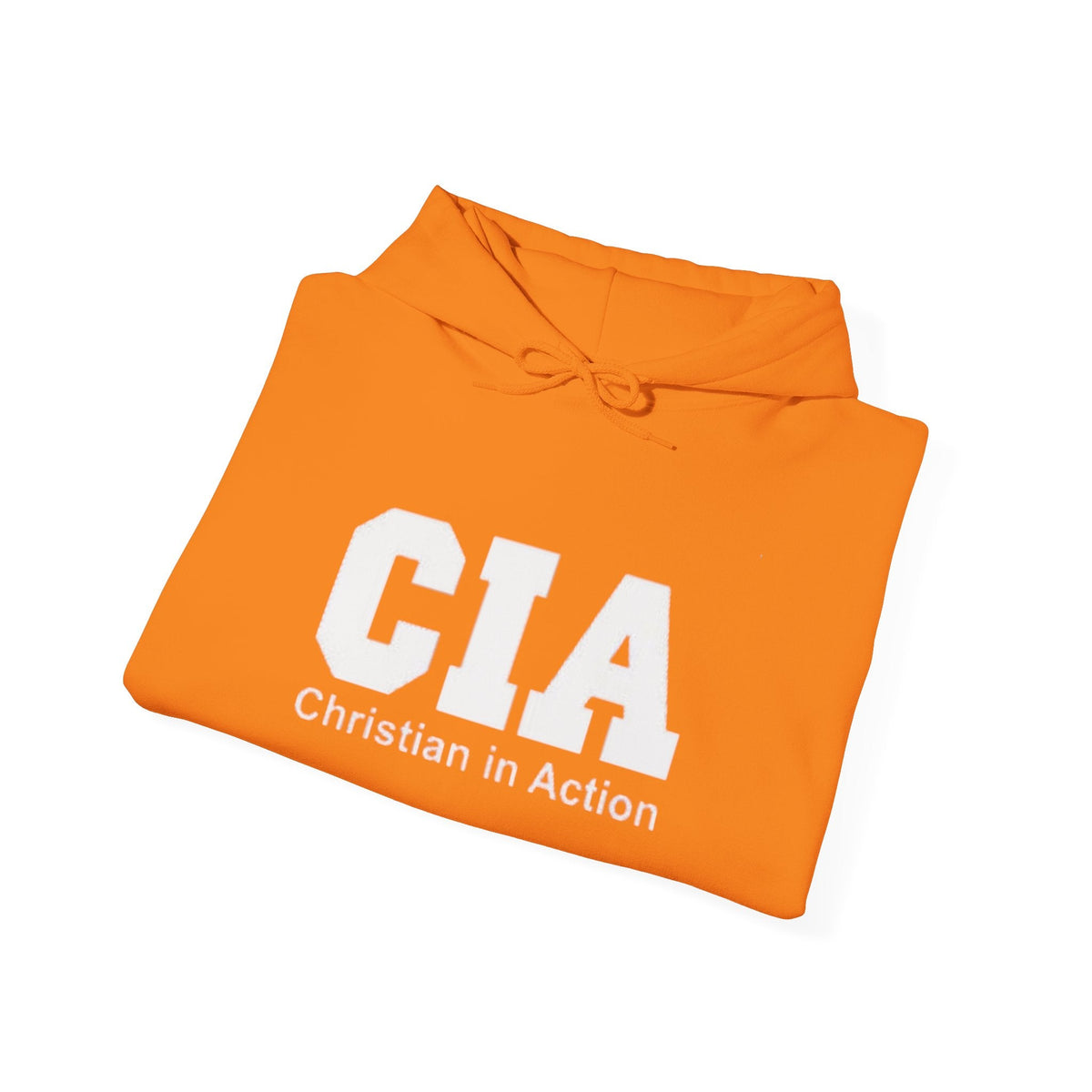 CIA Christian in Action Hoodie - Funny Faith Parody Hoodie - Mission Ready Apparel Printify