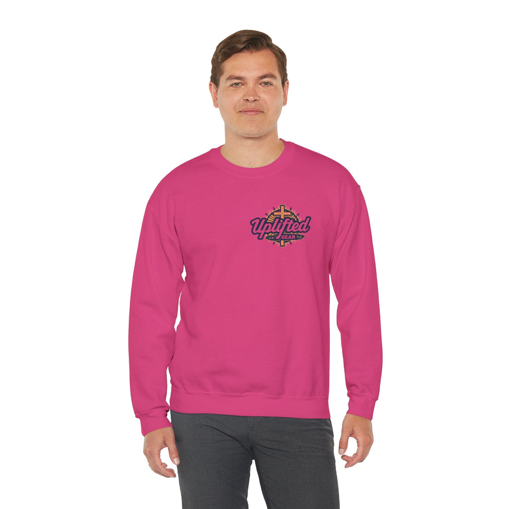 Theologian in Training Sweatshirt – Open Bible & Cross Christian Sweatshirt for Faithful Growth Printify