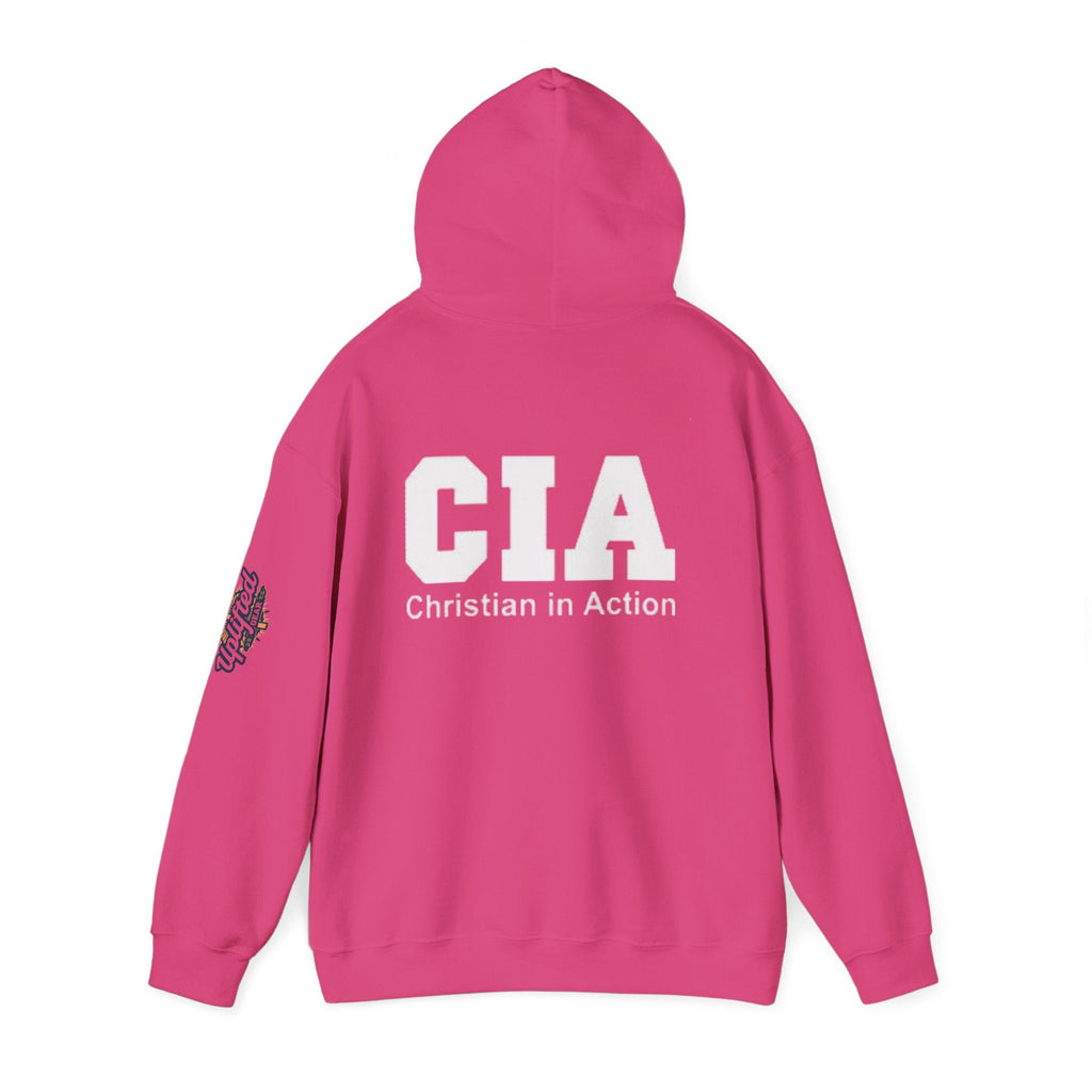 CIA Christian in Action Hoodie - Funny Faith Parody Hoodie - Mission Ready Apparel Printify