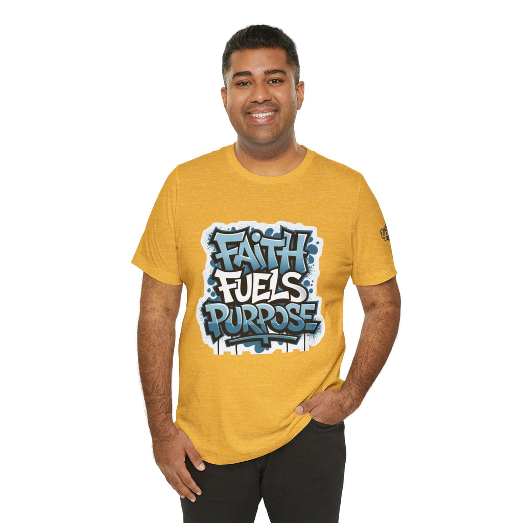 Faith Fuels Purpose T-shirt – Inspirational Christian T-shirt for Divine Drive & Unstoppable Belief Printify